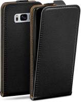 moex Flip Case für Samsung Galaxy S8 Plus – PU Lederhülle mit 360 Grad Schutz, klappbar