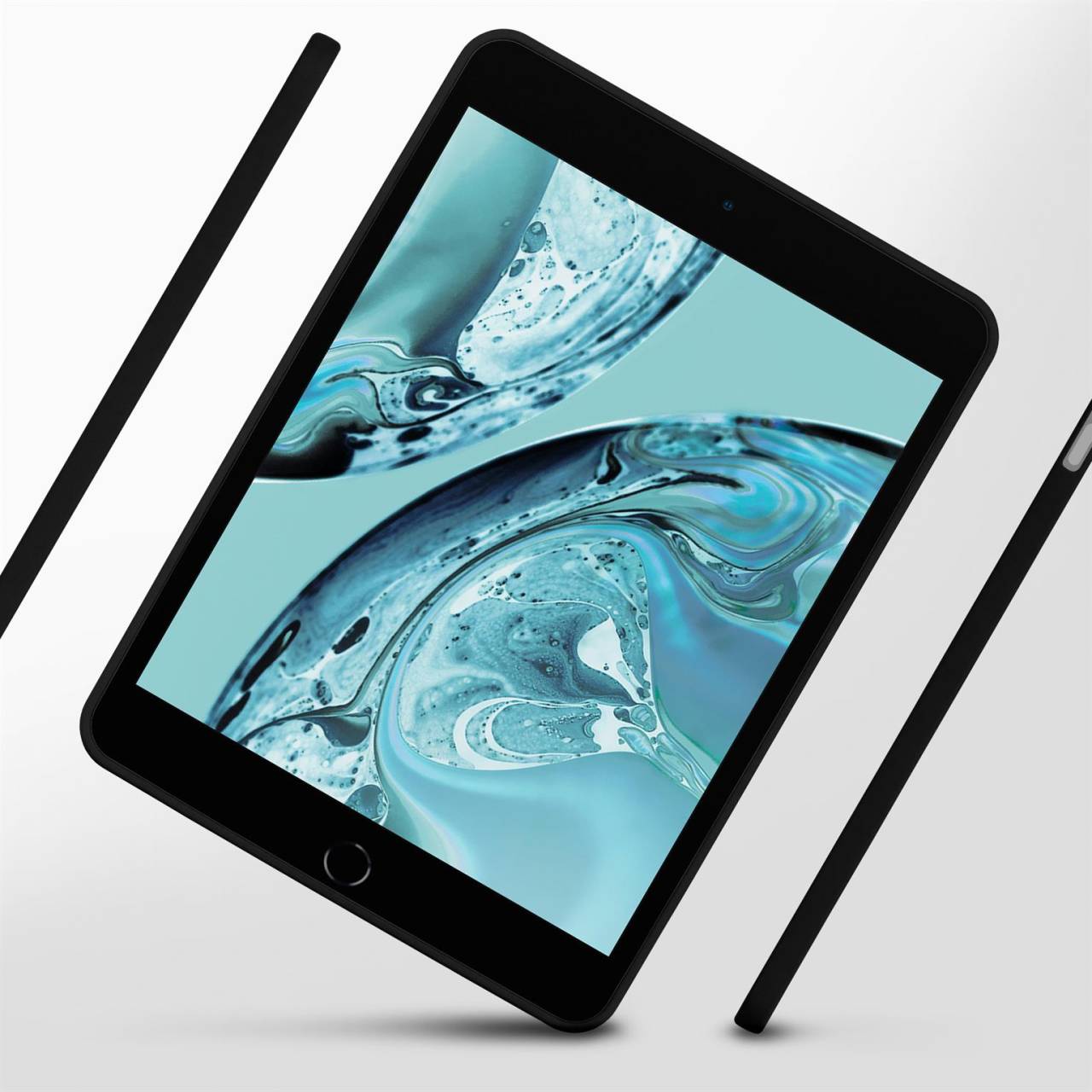 ONEFLOW Soft Case für Apple iPad mini (2. Generation - 2013) – weiche Tablet Hülle aus Silikon mit Kameraschutz