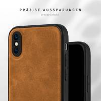 ONEFLOW Pali Case für Apple iPhone XS – PU Leder Case mit Rückseite aus edlem Kunstleder