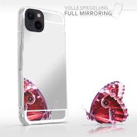 moex Mirror Case für Apple iPhone 14 – Handyhülle aus Silikon mit Spiegel auf der Rückseite