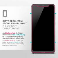 moex ShockProtect Klar für Nokia 8.1 – Panzerglas für kratzfesten Displayschutz, Ultra klar