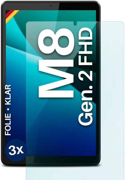 moex FlexProtect Klar für Lenovo Tab M8 (2. Gen.) FHD – Schutzfolie für zusätzlichen Displayschutz, Ultra klar