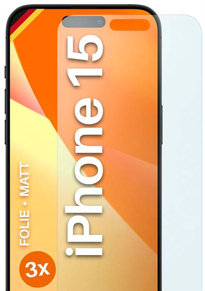 moex FlexProtect iPhone 15 Schutzfolie Matt