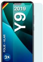moex FlexProtect Klar für Huawei Y9 (2019) – Schutzfolie für unsichtbaren Displayschutz, Ultra klar