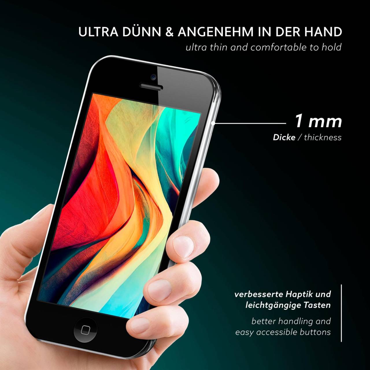 moex Aero Case iPhone SE (2016) durchsichtig aus Silikon