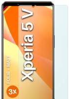 moex FlexProtect Matt für Sony Xperia 5 V – Anti Reflex Schutzfolie für besten Displayschutz, Matt