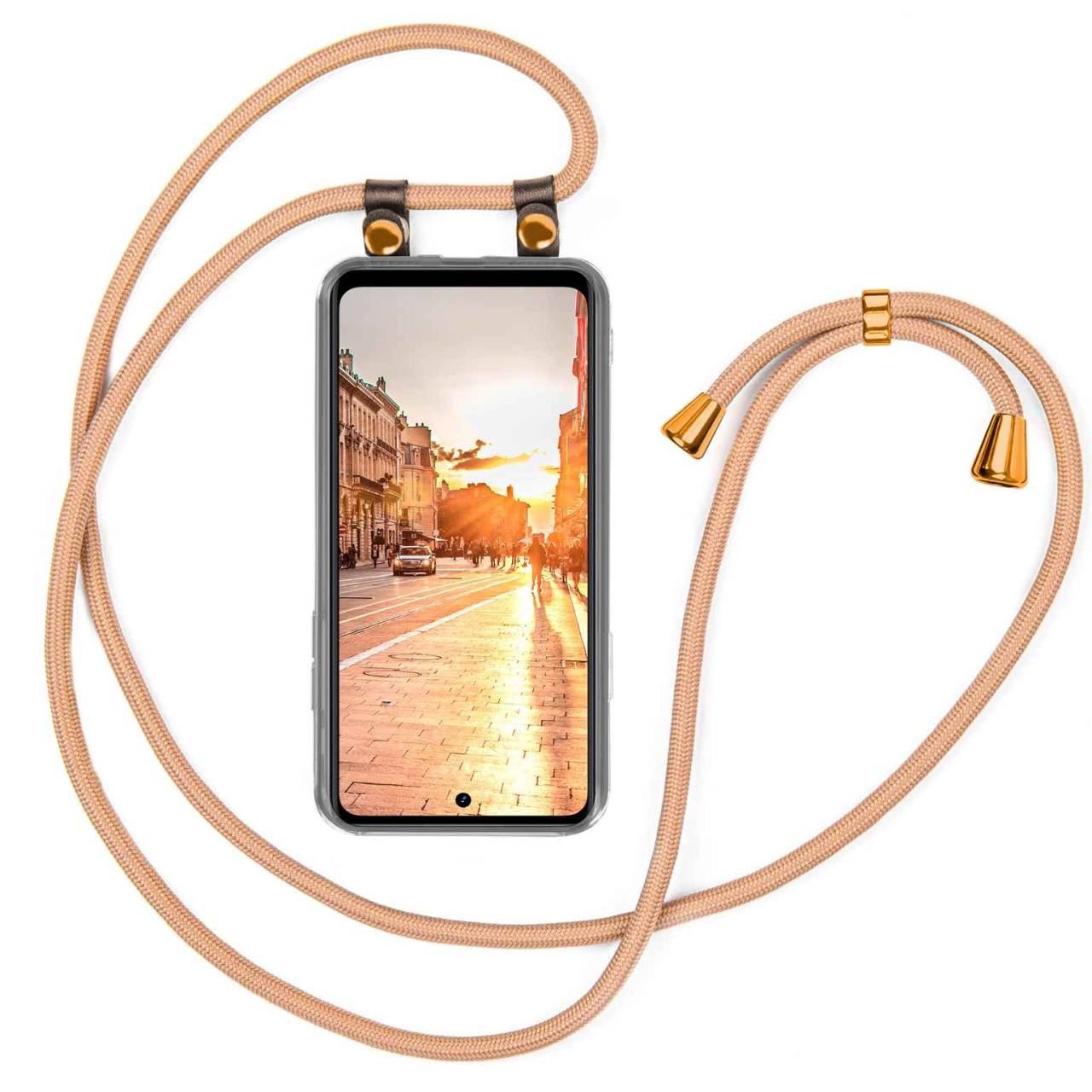 moex Free Spirit Motorola Moto G54 5G Hülle mit Band abnehmbar