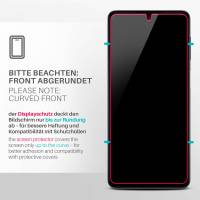 moex ShockProtect Klar für Samsung Galaxy M22 – Panzerglas für kratzfesten Displayschutz, Ultra klar