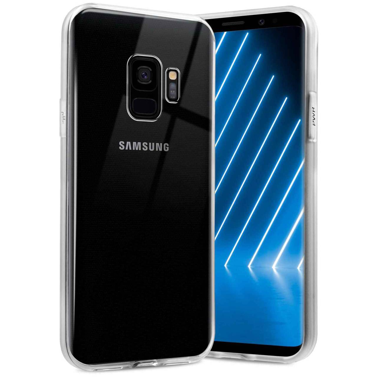 ONEFLOW Clear Case für Samsung Galaxy S9 – Transparente Hülle aus Soft Silikon, Extrem schlank