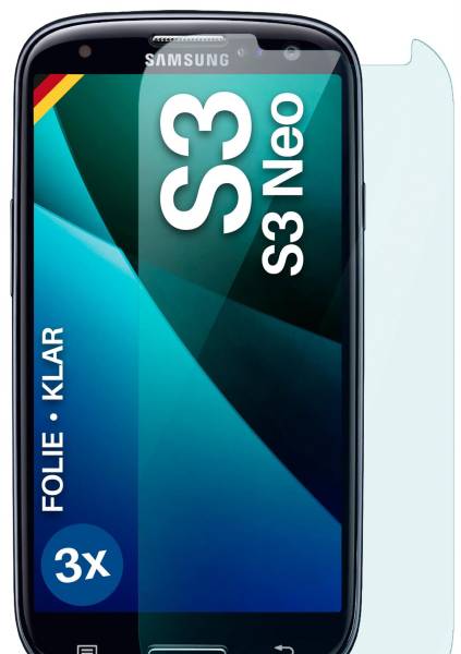 moex FlexProtect Klar für Samsung Galaxy S3 Neo – Schutzfolie für unsichtbaren Displayschutz, Ultra klar
