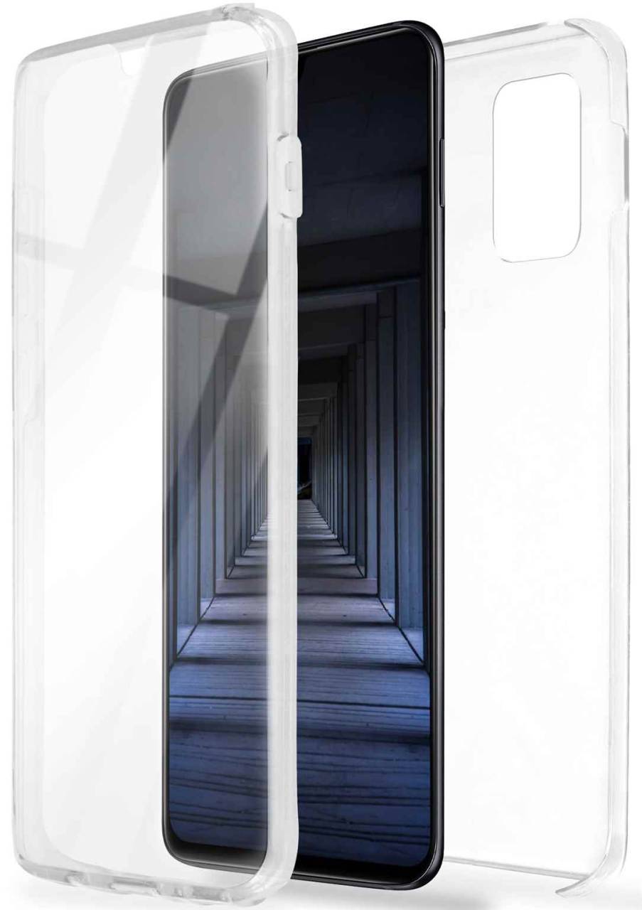 ONEFLOW Touch Case für Samsung Galaxy A41 – 360 Grad Full Body Schutz, komplett beidseitige Hülle
