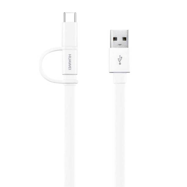 Huawei Datenkabel 2in1 AP55 – USB auf MicroUSB und Type-C, schnelle Datenübertragung