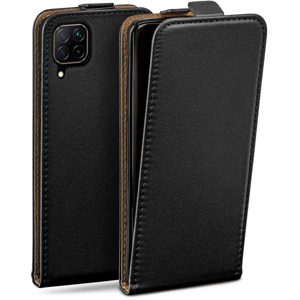 moex Flip Case Huawei P40 Lite Klapphülle Leder Optik