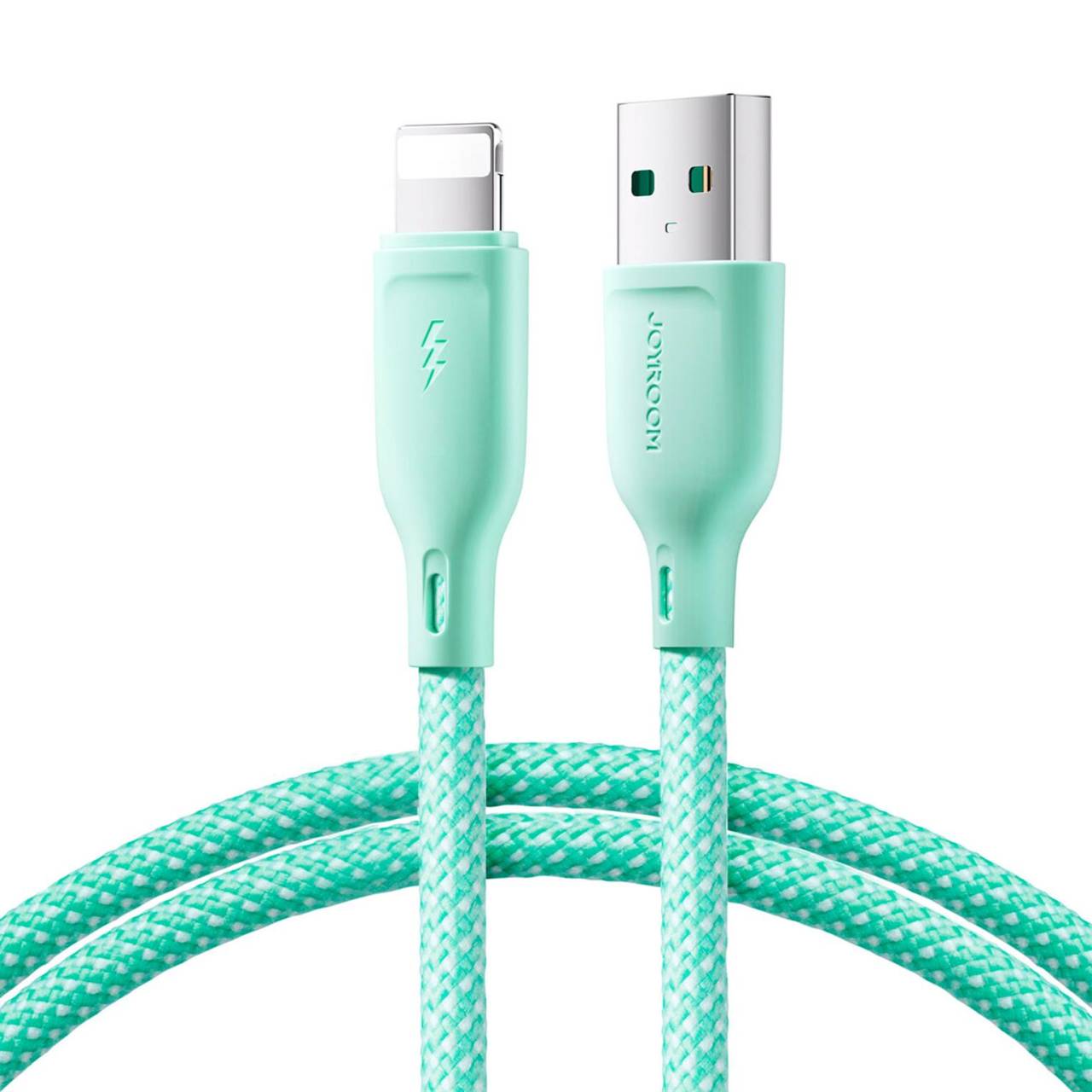 Joyroom Ladekabel – USB-A auf Lightning für iPhone 5 - 14 und iPad Modelle, Multi-Color Serie, 100W, Länge 1 m