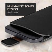 ONEFLOW Liberty Bag für HTC Desire S – PU Lederhülle mit praktischer Lasche zum Herausziehen