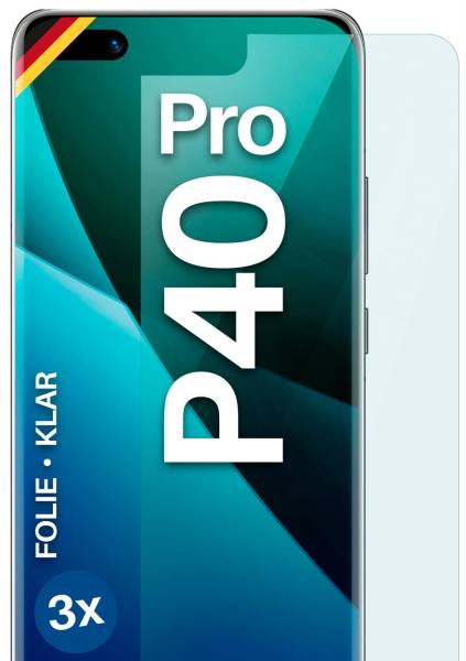 moex FlexProtect Klar für Huawei P40 Pro – Schutzfolie für unsichtbaren Displayschutz, Ultra klar