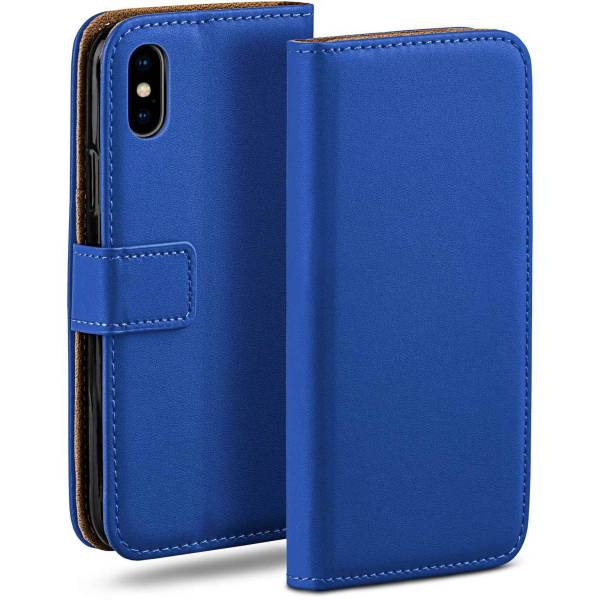 moex Book Case für iPhone XS Klapphülle mit Kartenfach