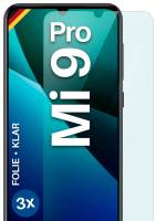 moex FlexProtect Klar für Xiaomi Mi 9 Pro – Schutzfolie für unsichtbaren Displayschutz, Ultra klar