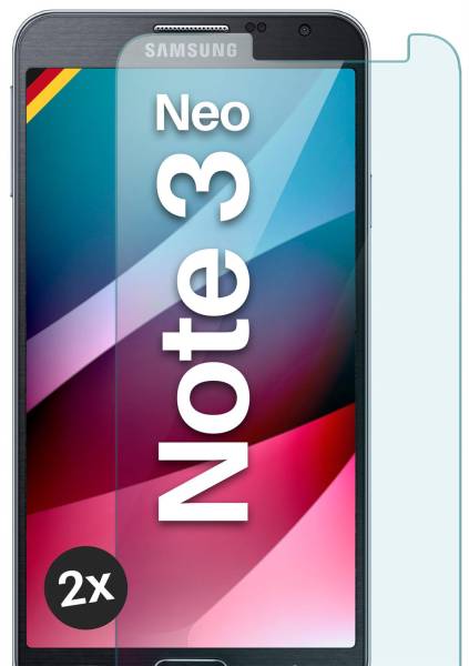 moex ShockProtect Klar für Samsung Galaxy Note 3 Neo – Panzerglas für kratzfesten Displayschutz, Ultra klar