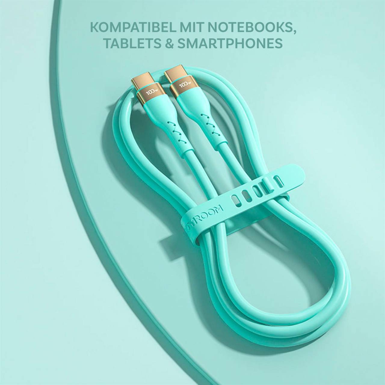 Joyroom Ladekabel – USB-C auf USB-C für Smartphones und andere Geräte, Liquid Silicone Serie, Länge 2 m