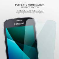 moex FlexProtect Klar für Samsung Galaxy Trend Lite – Schutzfolie für unsichtbaren Displayschutz, Ultra klar