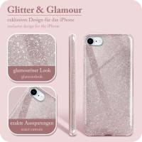 ONEFLOW Glitter Case für Apple iPhone 7 – Glitzer Hülle aus TPU, designer Handyhülle