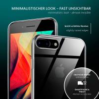 moex Aero Case für Apple iPhone 7 Plus – Durchsichtige Hülle aus Silikon, Ultra Slim Handyhülle