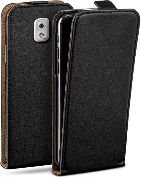 moex Flip Case für Samsung Galaxy Note 3 – PU Lederhülle mit 360 Grad Schutz, klappbar