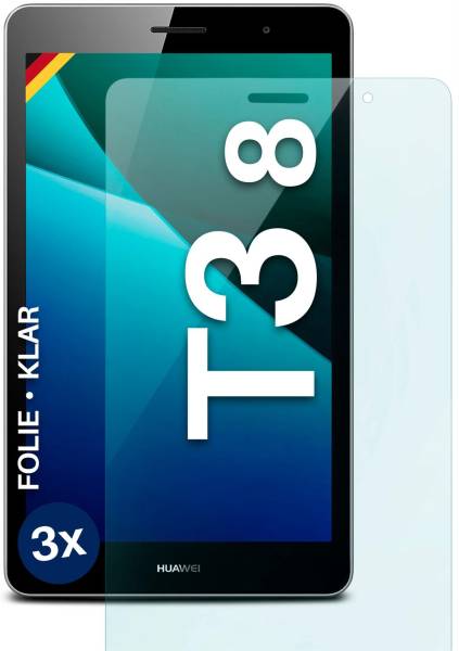 moex FlexProtect Klar für Huawei MediaPad T3 8 – Schutzfolie für zusätzlichen Displayschutz, Ultra klar