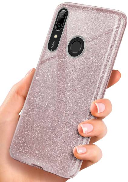 ONEFLOW Glitter Case für Huawei P smart 2019 – Glitzer Hülle aus TPU, designer Handyhülle