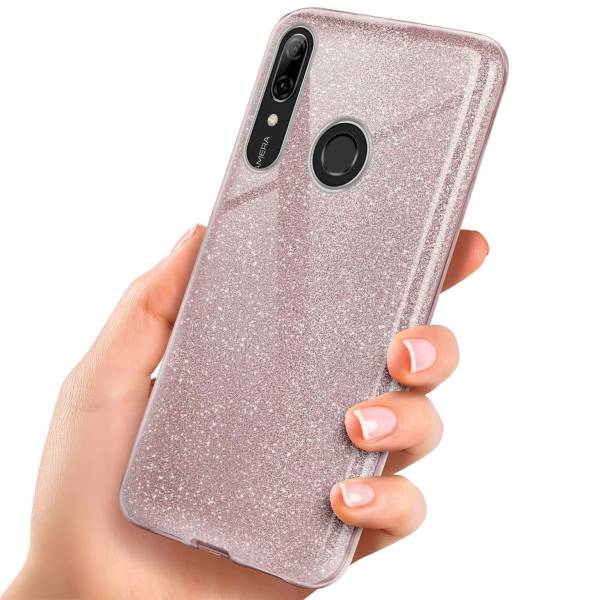 ONEFLOW Glitter Case für Huawei P smart 2019 – Glitzer Hülle aus TPU, designer Handyhülle