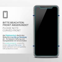 moex FlexProtect Klar für Apple iPhone X – Schutzfolie für unsichtbaren Displayschutz, Ultra klar