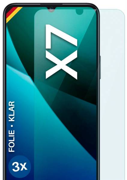 moex FlexProtect Klar für Honor X7 – Schutzfolie für unsichtbaren Displayschutz, Ultra klar