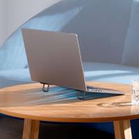 Baseus Laptop-Standfüße (2 Stk.) – Selbstklebende Notebook Füße, Laptop Aufsteller, 3M-Klebefolie