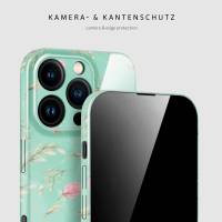 ONEFLOW Flower Cover iPhone 16 Pro Blumen Muster – weiteres Produktbild 1