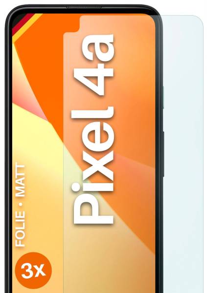 moex FlexProtect Matt für Google Pixel 4a – Anti Reflex Schutzfolie für besten Displayschutz, Matt