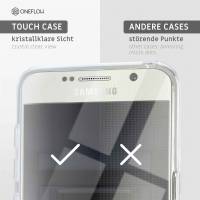ONEFLOW Touch Case für Samsung Galaxy S7 Edge – 360 Grad Full Body Schutz, komplett beidseitige Hülle