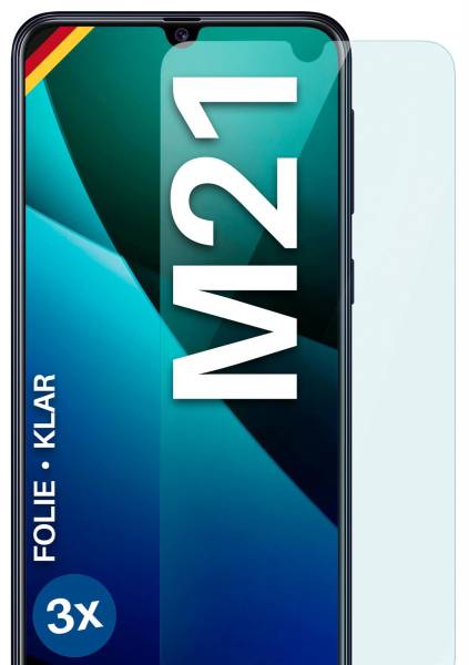 moex FlexProtect Klar für Samsung Galaxy M21 – Schutzfolie für unsichtbaren Displayschutz, Ultra klar