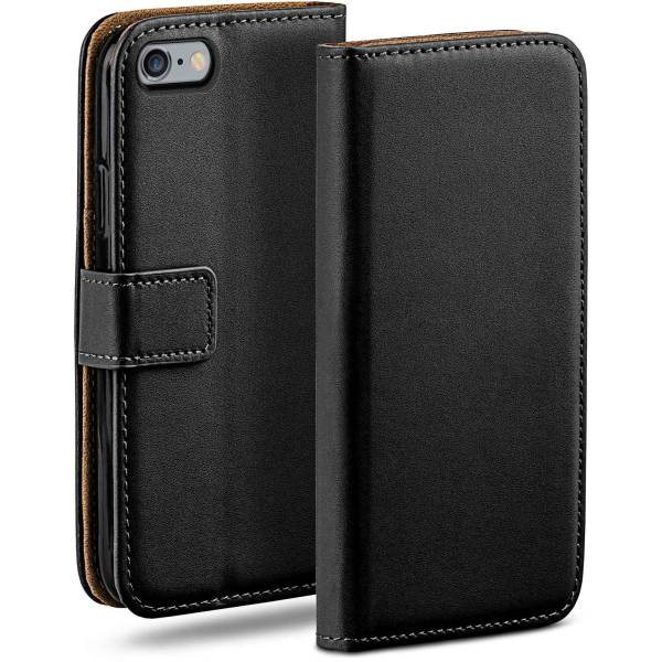 moex Book Case für iPhone 6s Plus Klapphülle mit Kartenfach