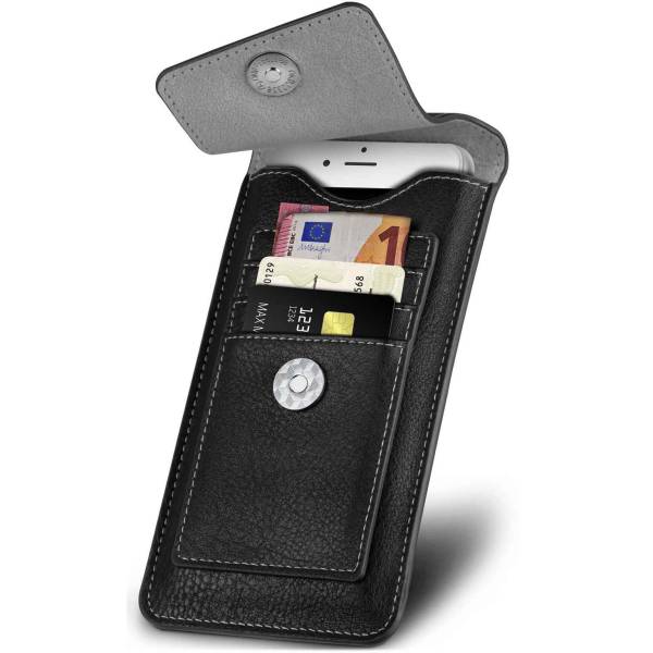 ONEFLOW Zeal Case Samsung Galaxy S25 Plus Lederhülle mit Kartenfach