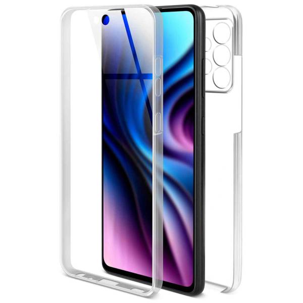 ONEFLOW Touch Case für Samsung Galaxy A52 5G – 360 Grad Full Body Schutz, komplett beidseitige Hülle