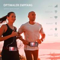 moex Breeze Bag für LG K50 – Handy Laufgürtel zum Joggen, Lauftasche wasserfest