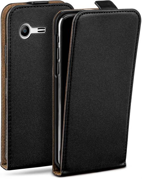 moex Flip Case für Samsung Galaxy Star – PU Lederhülle mit 360 Grad Schutz, klappbar