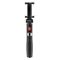 Hama Funstand 57 – Selfie-Stick mit Bluetooth Auslöser und erweiterbarer Teleskopstange bis 57 cm