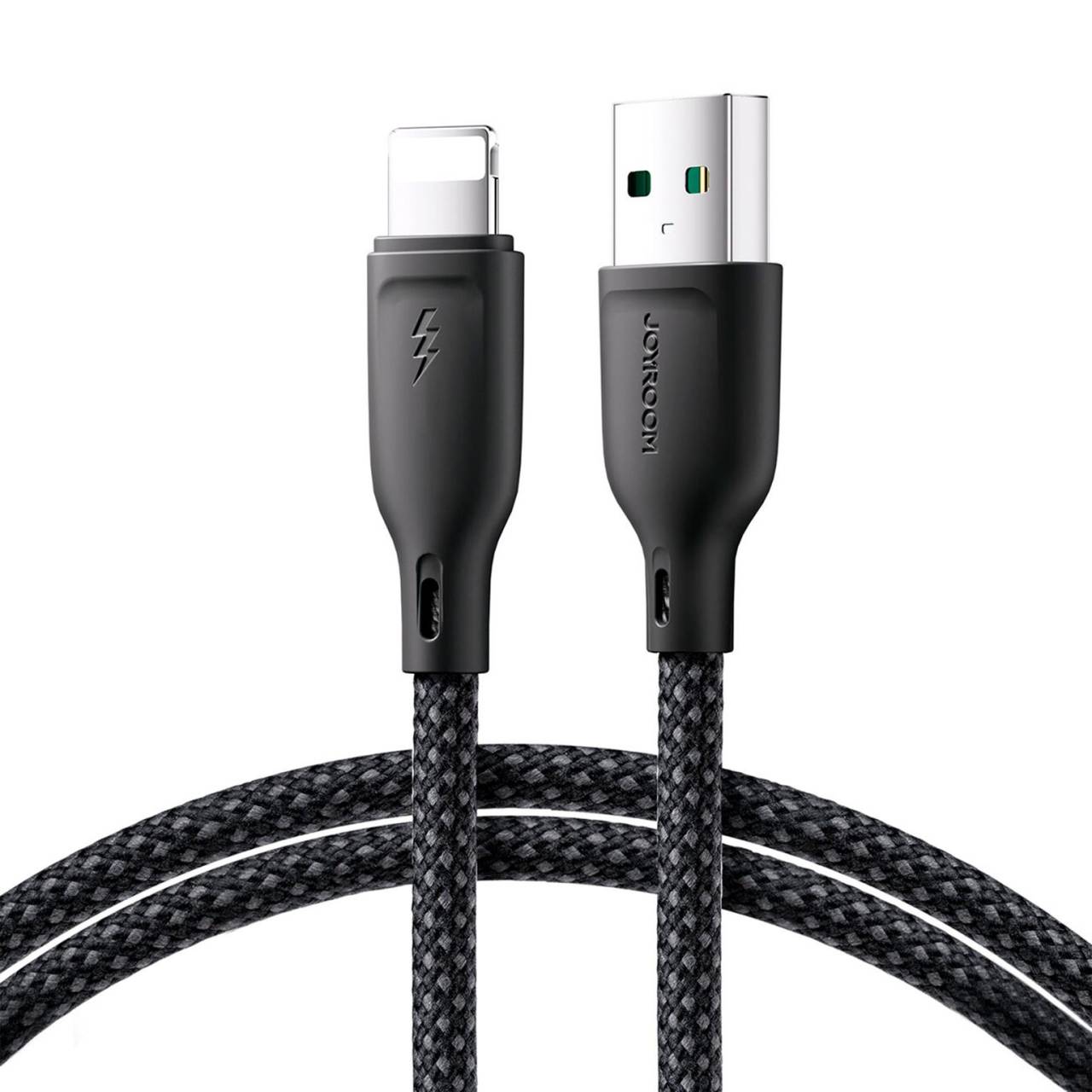 Joyroom Ladekabel – USB-A auf Lightning für iPhone 5 - 14 und iPad Modelle, Multi-Color Serie, 100W, Länge 1 m