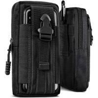 ONEFLOW Survival Case für Apple iPhone 4S – Handy Gürteltasche aus Oxford Nylon mit Karabiner