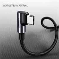 Ugreen Ladekabel – USB-C auf USB-C für Smartphones und anderes, 90 Grad Winkel beidseitig, 60W, 0,5 m