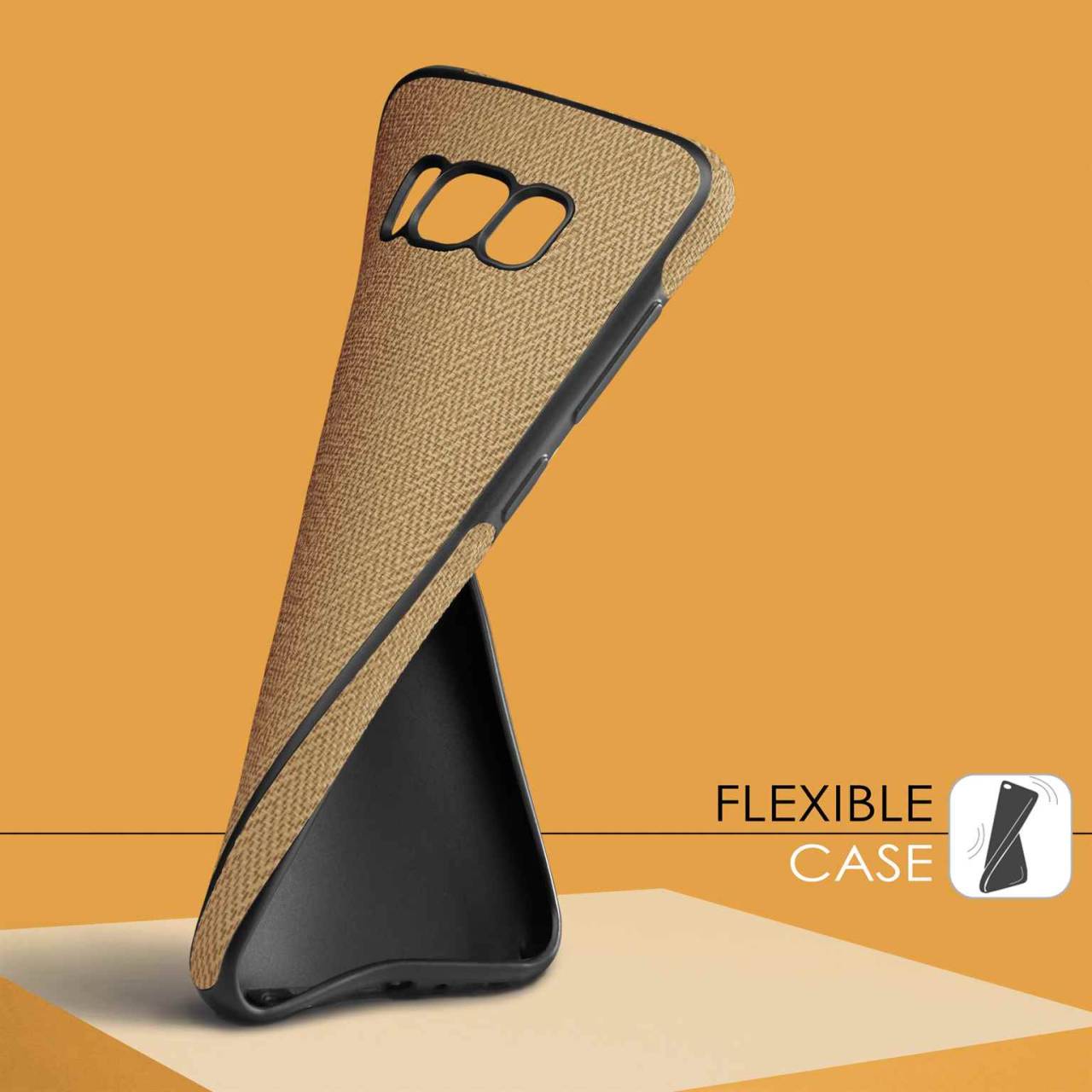 moex Chevron Case für Samsung Galaxy S6 Edge – Flexible Hülle mit erhöhtem Rand für optimalen Schutz