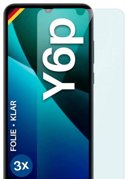 moex FlexProtect Klar für Huawei Y6p – Schutzfolie für unsichtbaren Displayschutz, Ultra klar
