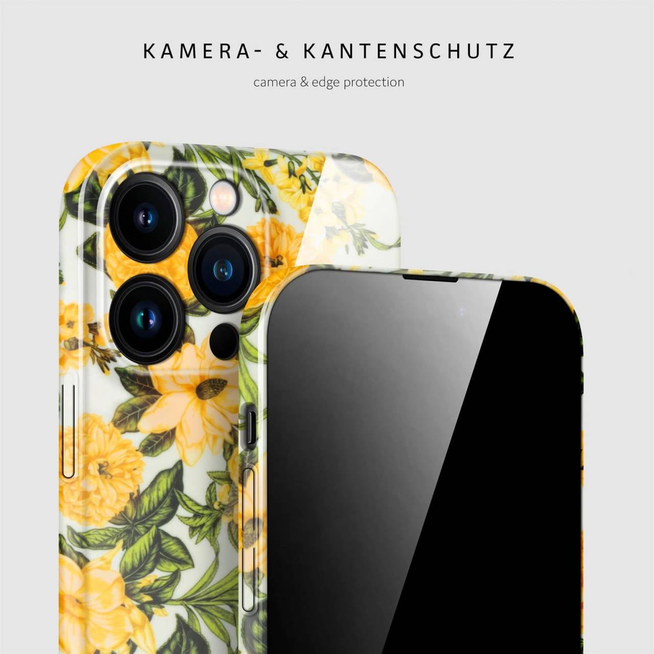 ONEFLOW Flower Cover iPhone 16 Pro Max Blumen Muster